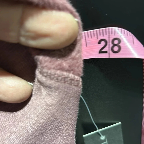 Tahari Sport Velvet soft sleeves & interior, crewneck, pullover, zip hip pockets - Picture 9 of 12